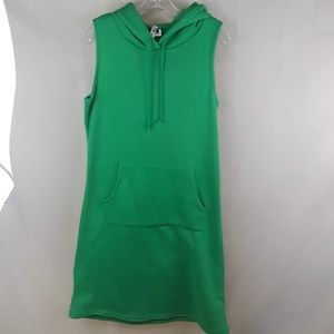Dress// Green Sweatshirt Hoodie w Pocket Sz Small